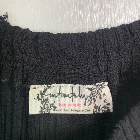 Free People Intimately Go Lightly Slip Lace Dress in Black W-624 Sz XS - Picture 6 of 10